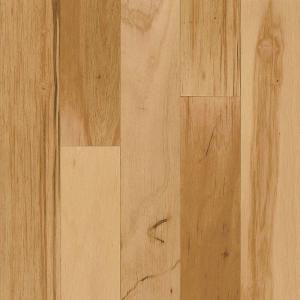 Bruce Hickory Rustic Natural 3/8 in.Thick x 3 in.Wide x Random Length Engineered Click Lock Hardwood Flooring (22 sq.ft./case)-AHS532 202595897