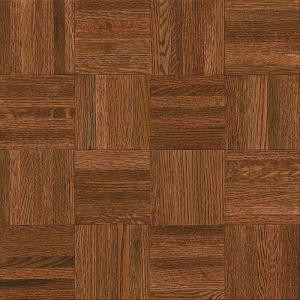 Bruce Natural Oak Parquet Cherry 5/16 in. Thick x 12 in. Wide x 12 in. Length Solid Hardwood Flooring (25 sq. ft. / case)-112160 203468094