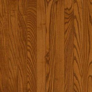 Bruce Take Home Sample - Plano Oak Strip Gunstock Solid Hardwood Flooring - 5 in. x 7 in.-BR-213570 206599309