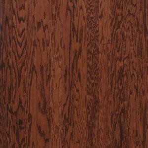Bruce Town Hall Oak Cherry 3/8 in. Thick x 3 in. Wide x Random Length Engineered Hardwood Flooring (30 sq. ft. / case)-E538 202667294