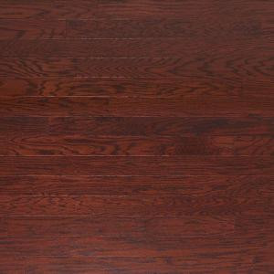 Heritage Mill Scraped Oak Cabernet 3/4 in. Thick x 4 in. Wide x Random Length Solid Hardwood Flooring (21 sq. ft. / case)-PF9777 206060645