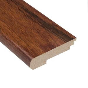 Home Legend Manchurian Walnut 1/2 in. Thick x 3-3/8 in. Wide x 78 in. Length Hardwood Stair Nose Molding-HL506SNP 202639467
