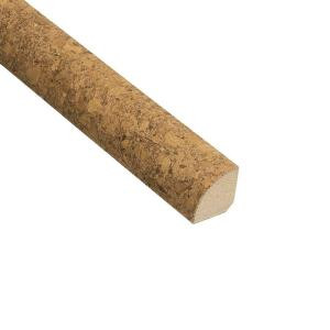 Home Legend Natural Basket Weave 3/4 in. Thick x 3/4 in. Wide x 94 in. Length Cork Quarter Round Molding-HL9320QR 100657844