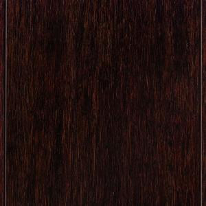 Home Legend Take Home Sample - Strand Woven Walnut Click Lock Bamboo Flooring - 5 in. x 7 in.-HL-876484 203190506
