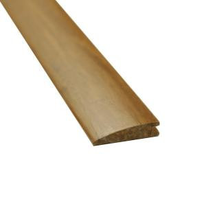 Islander Carbonized 7/16 in. Thick x 2 in. Wide x 72-3/4 in. Length Strand Bamboo Flush Reducer Molding-6662-2C 205166555