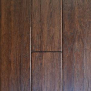 Millstead Handscrape Hickory Cocoa 3/4 in. Thick x 4 in. Width x Random Length Solid Real Wood Flooring 21 sq. ft. / case-PF9568 202615254