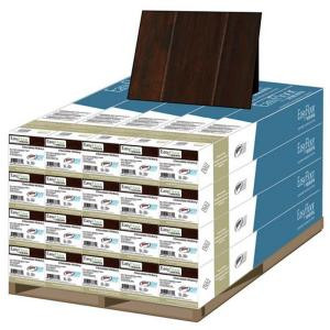 Mohawk Chocolate Hickory 3/8 in. T x 5 in. Wide x Random Length Soft Scraped Engineered Hardwood Flooring (470 sq.ft. / pallet)-HEHS5-11P 204317317