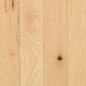 Mohawk Portland Hickory Natural 3/4 in. Thick x 5 in. Wide x Random Length Solid Hardwood Flooring (19 sq. ft. / case)-HSC80-10 206820809
