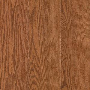 Mohawk Raymore Oak Gunstock 3/4 in. Thick x 5 in. Wide x Random Length Solid Hardwood Flooring (19 sq. ft. / case)-HCC58-50 203223831
