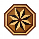 PID Floors 3/4 in. Thick x 36 in. Wide Octagon Medallion Unfinished Decorative Wood Floor Inlay MT004-MT0041 203424574