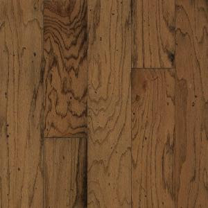Bruce Take Home Sample - Distressed Oak Gunstock Engineered Hardwood Flooring - 5 in. x 7 in.-BR-057416 203190382