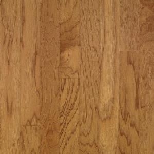 Bruce Take Home Sample - Town Hall Exotics Hickory Smoky Topaz Engineered Hardwood Flooring - 5 in. x 7 in.-BR-667263 203354479