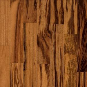 Bruce World Exotics Tigerwood Natural 3/8 in. Tx 4-3/4 in. Wx Random Length Engineered Hardwood Flooring (32.55 sq. ft./case)-EGE4200Z 202746627