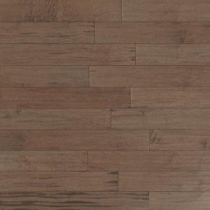 Heritage Mill Scraped Maple Tranquil Fog 3/4 in. Thick x 5 in. Wide x Random Length Solid Hardwood Flooring (23 sq. ft. / case)-PF9807 206088156