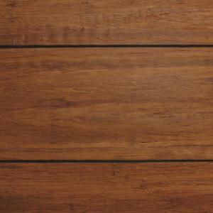 Home Decorators Collection Strand Woven Distressed Dark Honey 1/2 in. x Multi Width x 72 in. Length Click Lock Bamboo Flooring (21.86 sq. ft./case)-HD13004A 205112454