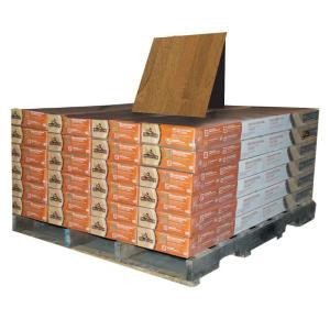 Millstead Hickory Honey 3/8 in. Thick x 4-1/4 in. Wide x Random Length Engineered Click Wood Flooring (480 sq. ft. / pallet)-PF9362-24P 203675575