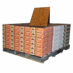 Millstead Oak Spice 3/8 in. Thick x 4-1/4 in. Wide x Random Length Engineered Click Hardwood Flooring (480 sq. ft. / pallet)-PF9534-24P 203675243
