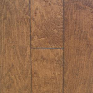 Millstead Take Home Sample - Antiqued Maple Bronze Engineered Click Hardwood Flooring - 5 in. x 7 in.-MI-103099 203193648