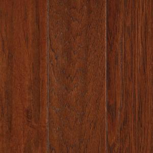 Mohawk Autumn Hickory 3/8 in. T x 5.25 in. W x Random L Soft Scraped Engineered UNICLIC Hardwood Flooring (22.5 sq.ft./ case)-32399-30 203950109