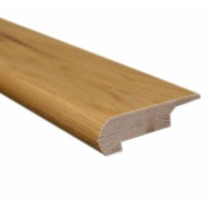 Vintage Hickory Natural 0.81 in. Thick x 3 in. Wide x 78 in. Length Hardwood Lipover Stair Nose Molding-LM6343 202103118