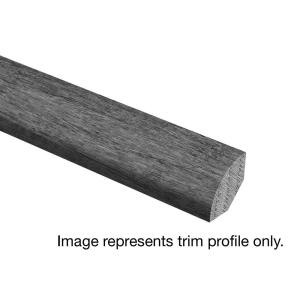 Zamma Scraped Ember Hickory 3/4 in. Thick x 3/4 in. Wide x 94 in. Length Hardwood Quarter Round Molding-014006012809 206740071