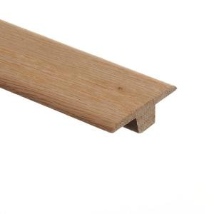 Zamma Unfinished Red Oak 3/8 in. Thick x 1-3/4 in. Wide x 94 in. Length Wood T-Molding-01400302942519 203277283