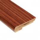 Home Legend Brazilian Cherry 5/8 in. Thick x 3-3/8 in. Wide x 78 in. Length Exotic Bamboo Stair Nose Molding-HL400SN 202946468