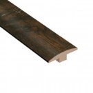 Home Legend Distressed Lennox Hickory 3/8 in. Thick x 2 in. Wide x 78 in. Length Hardwood T-Molding-HL186TM 205666447