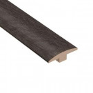 Home Legend Wire Brushed Oak Lindwood 3/8 in. Thick x 2 in. Wide x 78 in. Length Hardwood T-Molding-HL310TM 206405725