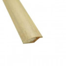 Islander Stained White 5/8 in. Thick x 2 in. Wide x 72-3/4 in. Length Overlap Strand Bamboo Lap Reducer Molding-6671-32WHI 205396851