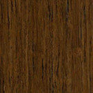 Take Home Sample - Brushed Strand Woven Burnt Umber Click Lock Bamboo Flooring - 5 in. x 7 in.-HL-827043 205410390
