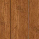 Take Home Sample - Hand Scraped Strand Woven Autumn Bamboo Flooring - 5 in. x 7 in.-HL-392103 205410391