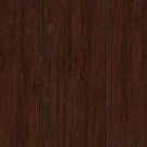 Take Home Sample - Hand Scraped Strand Woven Hazelnut Bamboo Flooring - 5 in. x 7 in.-HL-392105 205410392