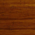 Take Home Sample - Strand Woven Antiqued Harvest Click Lock Bamboo Flooring - 5 in. x 7 in.-LH-112456 205515107