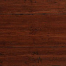 Take Home Sample - Strand Woven Distressed Carmel Click Lock Engineered Bamboo Flooring - 5 in. x 7 in.-AA-171018 205515491