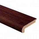 Zamma Bamboo Cafe 3/8 in. Thick x 2-3/4 in. Wide x 94 in. Length Hardwood Stair Nose Molding-01438208942508 203286272