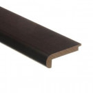 Zamma SS Chocolate Hickory 3/8 in. Thick x 2-3/4 in. Wide x 94 in. Length Hardwood Stair Nose Molding-01438608942539 204065791